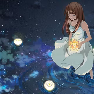 Lake anime wallpaper