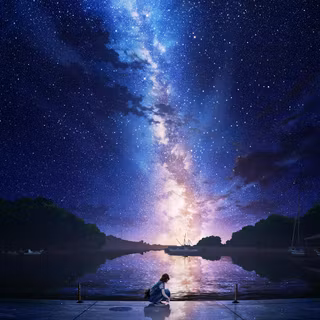 Lake anime wallpaper