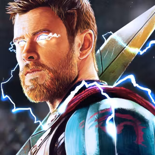 Thor drawing wallpaper