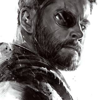 Thor drawing wallpaper