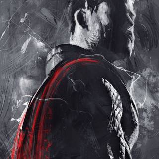 Thor drawing wallpaper