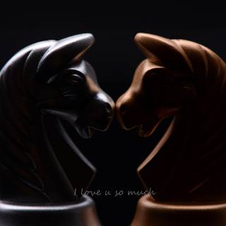 Chess horse wallpaper