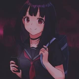 Dark girl 4k Android wallpaper