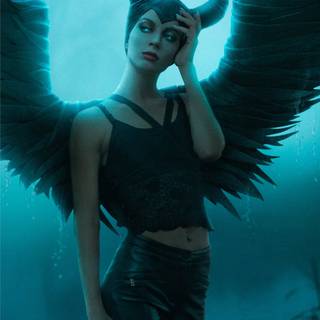 Maleficent iPhone wallpaper