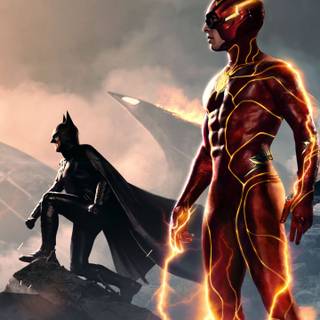 Supergirl Flash movie wallpaper