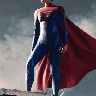 Supergirl Flash movie wallpaper