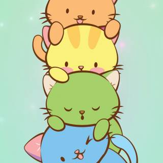 Pride cats wallpaper
