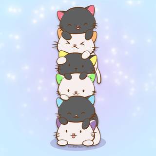 Pride cats wallpaper