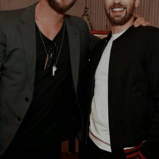 Chris Evans and Chris Hemsworth wallpaper