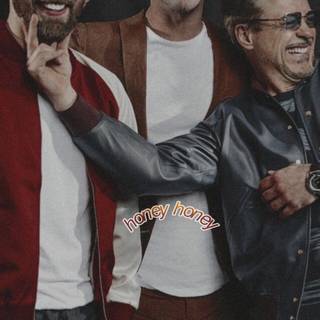 Chris Evans and Chris Hemsworth wallpaper