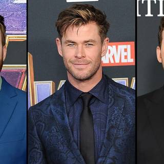 Chris Evans and Chris Hemsworth wallpaper