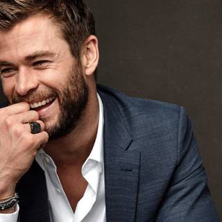 Chris Evans and Chris Hemsworth wallpaper