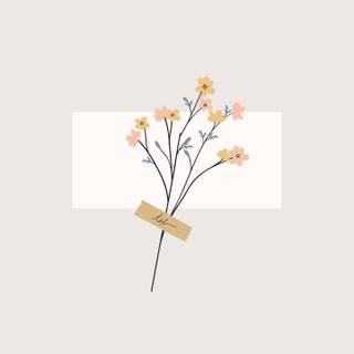 Simple flowers spring wallpaper