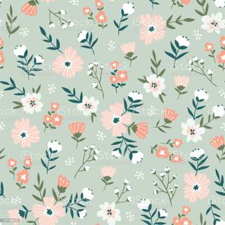 Simple flowers spring wallpaper