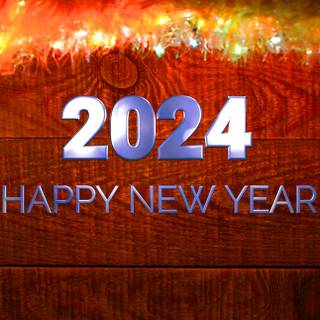 2024 Happy New Year wallpaper