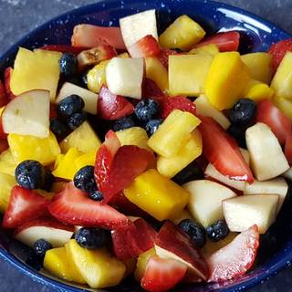 Summer fruit salad wallpaper