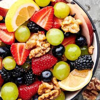 Summer fruit salad wallpaper