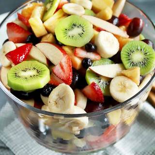 Summer fruit salad wallpaper