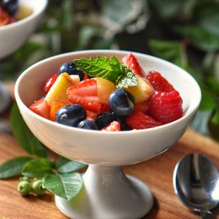 Summer fruit salad wallpaper