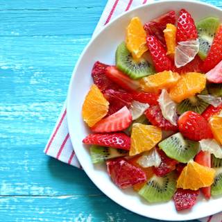 Summer fruit salad wallpaper