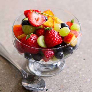 Summer fruit salad wallpaper
