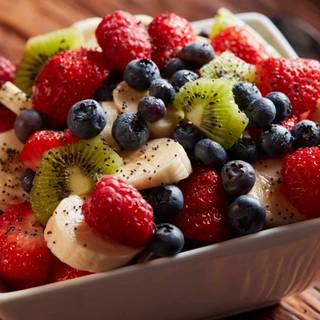 Summer fruit salad wallpaper