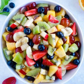 Summer fruit salad wallpaper