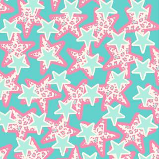 Preppy star wallpaper