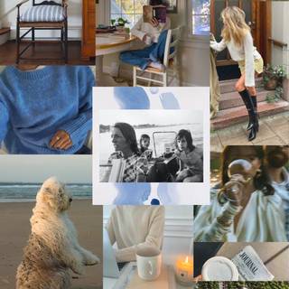 Summer iPhone collage wallpaper