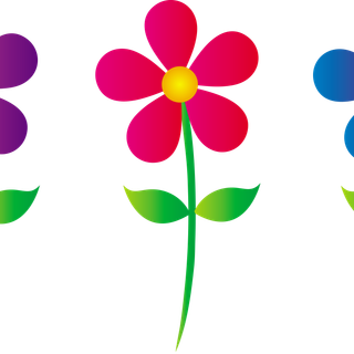 Spring flower cartoon wallpaper