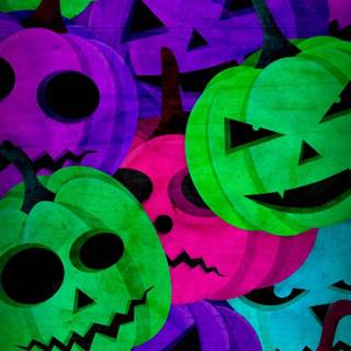 Halloween colorful wallpaper