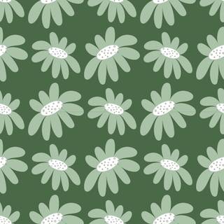 Springtime cartoon flower wallpaper