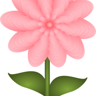 Springtime cartoon flower wallpaper