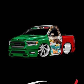 Truck logo wallpaper