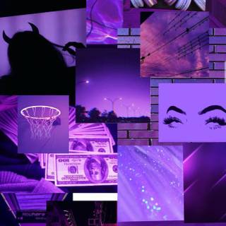 Purple aesthetic summer wallpaper