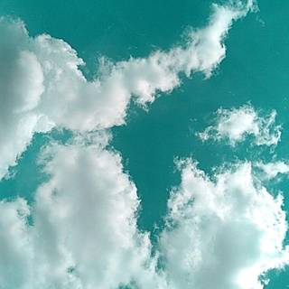 Aesthetic blue summer wallpaper