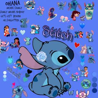 Stitch baddie wallpaper