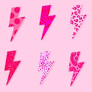 Preppy lightning bolt wallpaper