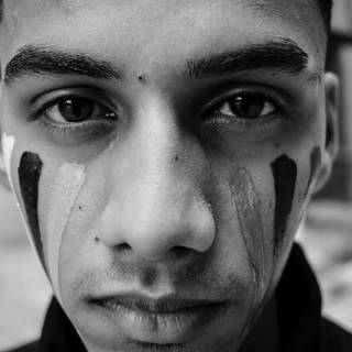 Straight face wallpaper