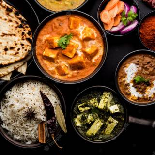 Punjabi food wallpaper