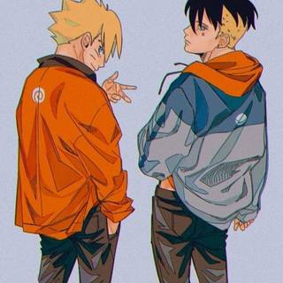 Kawaki and Boruto wallpaper