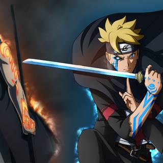Kawaki and Boruto wallpaper