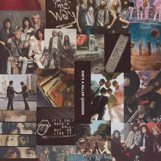 Vintage rock wallpaper