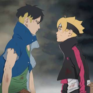 Kawaki and Boruto wallpaper