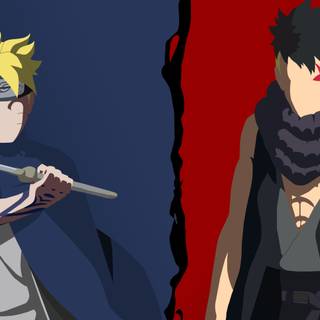 Kawaki and Boruto wallpaper