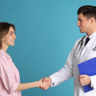 Doctor and patient wallpaper