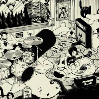 Vintage rock wallpaper