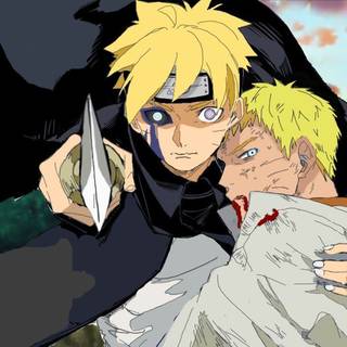 Kawaki and Boruto wallpaper