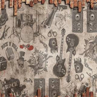 Vintage rock wallpaper