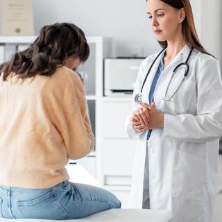 Doctor and patient wallpaper